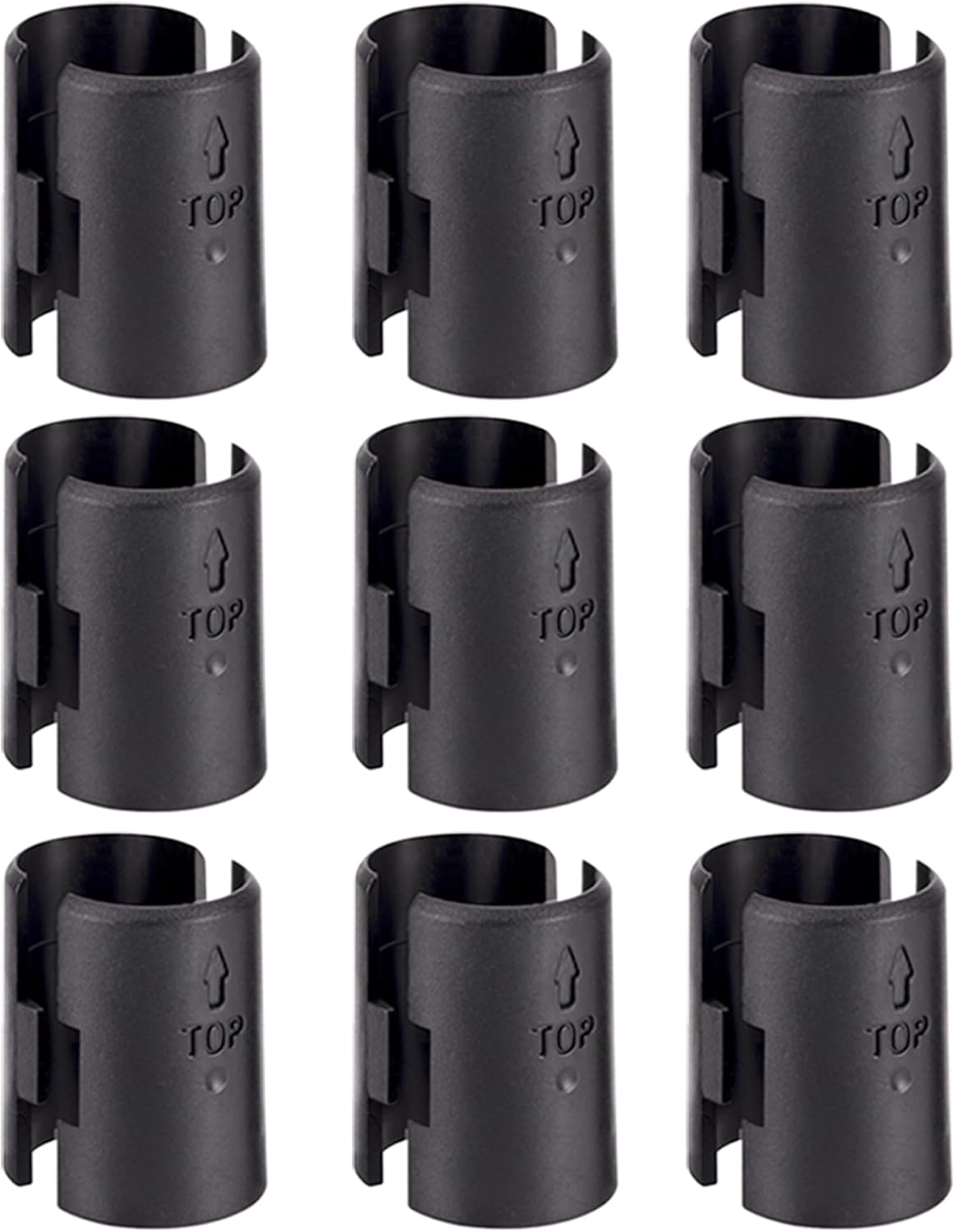 Wire Shelf Clips,18-Packs Wire Shelving Shelf Lock Clips for 1" Post- Shelving Sleeves,Fits with Thunder Group,Alera,Honey Can Do,Eagle,Regency,Metro & More
