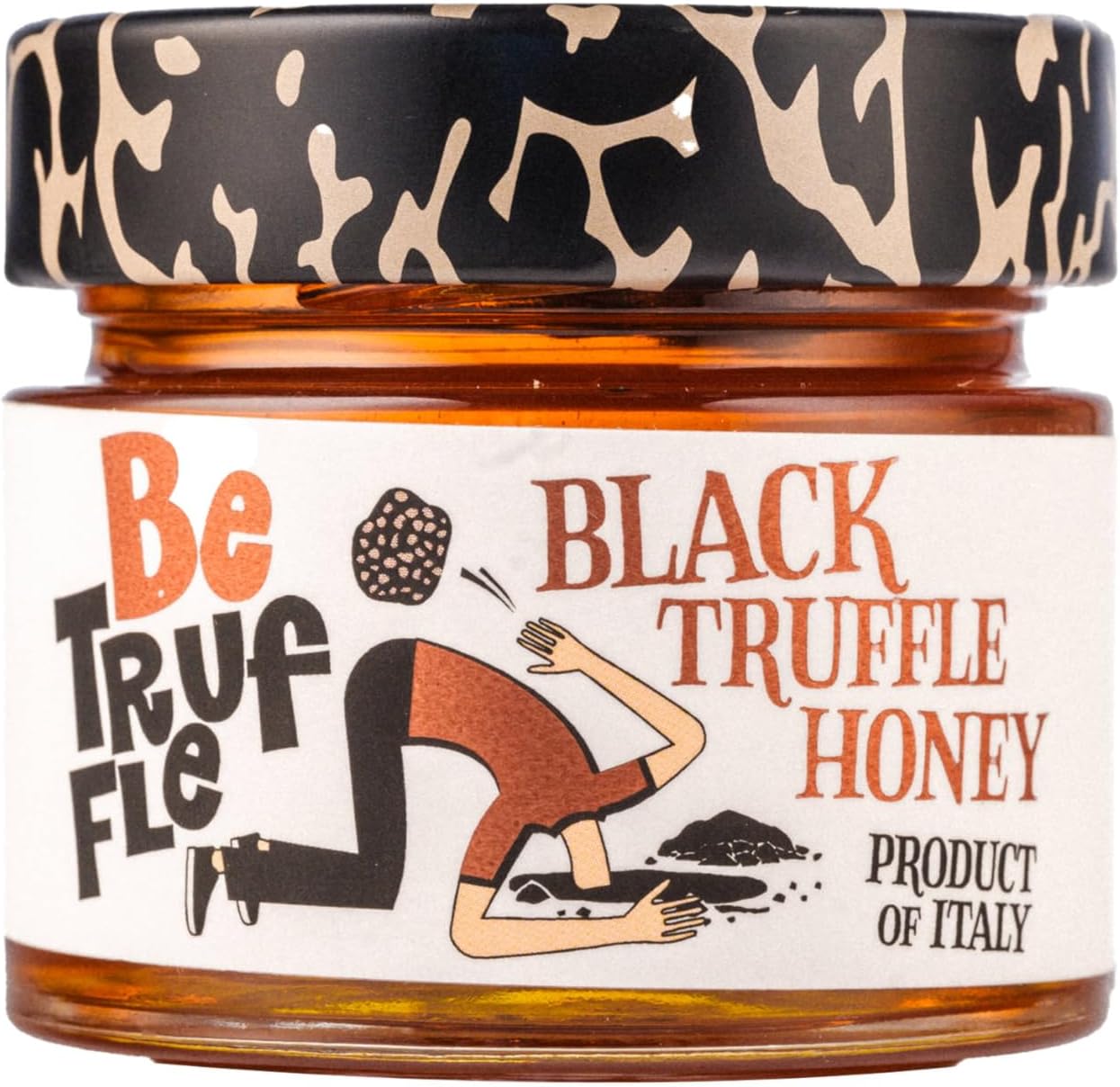 Be Truffle - Black Truffle Honey 4,2 OZ - 120g - 100% Made in Italy - Gluten-Free, Cholesterol-Free