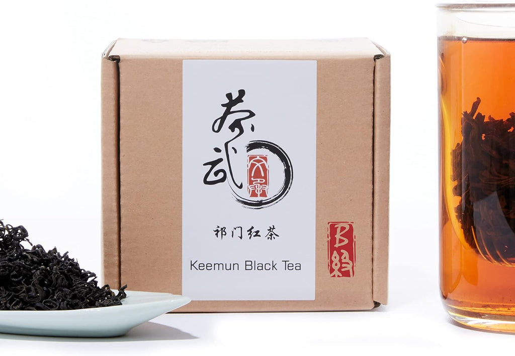 ChaWuWarmSun [B] Keemun Black Tea Loose Leaf,3.5oz/100g,Chinese QiMen HongCha