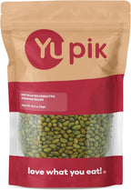 Yupik Dry Roasted Unsalted Edamame Beans, 2.2 lb (35.2 oz), High-Protein & Healthy Snack, Gluten-Free, Vegan, Kosher, Source of Fiber, Perfect for Culinary Creations