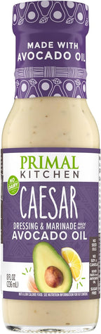 Primal Kitchen Caesar Salad Dressing & Marinade made with Avocado Oil, Whole30 Approved, Paleo Friendly, and Keto Certified, 8 Fluid Ounces