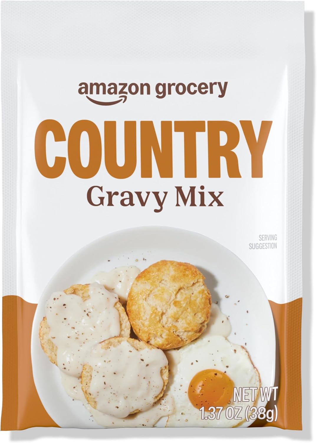 Amazon Brand - Happy Belly Country Gravy Mix, 1.37 ounce (Pack of 1)