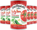 Dei Fratelli Tasty Tom Spicy Tomato Juice, Not from Concentrate, 46oz (6 pack)