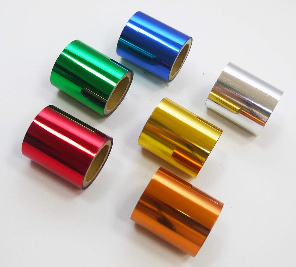 KINGTOOL Hot Foil Stamping Paper, Hot Foil Roll Used with Hot Foil Pen (1.57 inch x197 inch (4cm x 5Meter), Standard Color)