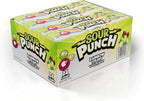 Sour Punch Straws, Rainbow Fruit Flavors, Chewy Sweet & Sour Candy, 2oz Tray (24 Pack)