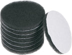 HARFINGTON 8pcs Drill Power Brush 4 Inch Tile Scrubber Scouring Pads 1500 Grit for Bathroom Kitchen Household Cleaning