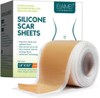 Silicone Scar Sheets(1.8” x 157”Inch- 4M), Scar Tape, Scar Strips, Medical Grade, Scar Remover, C-Section, Surgery, Keloid, Tummy Tuck, Scar Patch.