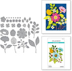 Spellbinders S6-250 Vivid Blooms Etched Dies from The Vivid Expressions Collection