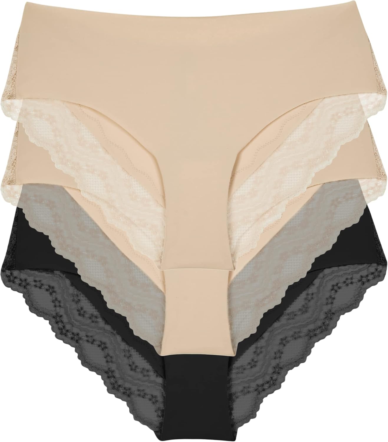 b.tempt'd Women's B.bare Cheeky Panty 3 Pack