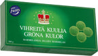 Fazer Vihreitä Kuulia - Green Jellies - Original - Finnish - Jelly Beans (Pear) Candy - 260 g
