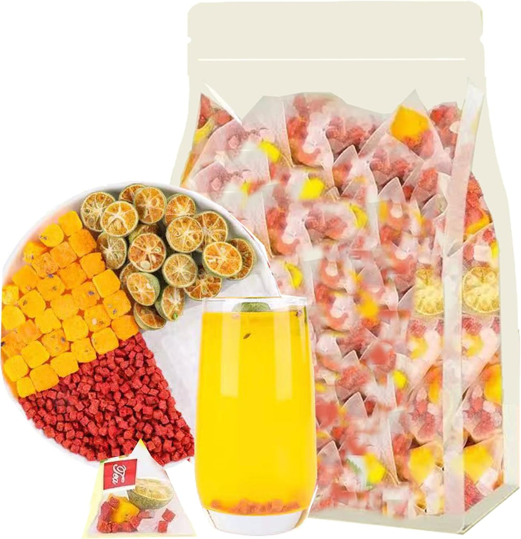 Strawberry green kumquat passion fruit tea 8.81oz Crispy fruit tea bag Bagged tea