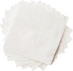 Crystalware, Beverage Paper Napkins, 1 Ply Cocktail Napkin, Bulk Package, White (1000-Napkins)