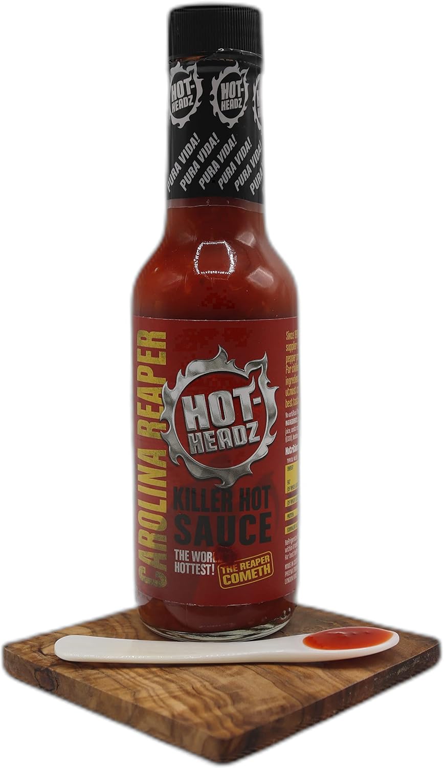 Hot-Headz Carolina Reaper Hot Sauce- 148ml