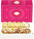 Ghasitaram Gifts Bhaidooj Gifts Bhaidooj Sweet - Assorted Box of Barfis, Dryfruit Sweets 200 GMS