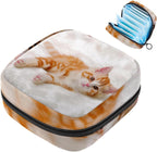 Sanitary Napkin Storage Bag,Period Bag,Blanket Pet Cats,Sanitary Bags for Feminine Products