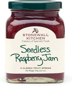 Stonewall Kitchen Seedless Raspberry Jam, Raspberry Jelly, 12.5 Ounces