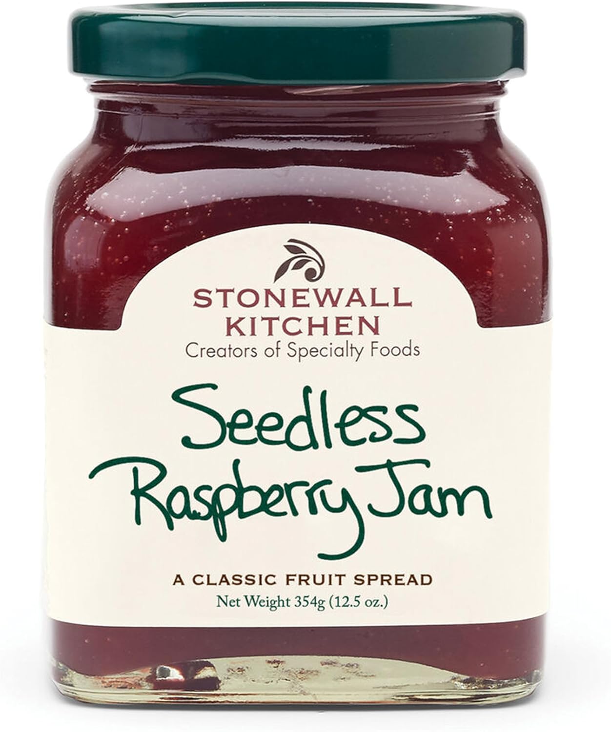 Stonewall Kitchen Seedless Raspberry Jam, Raspberry Jelly, 12.5 Ounces