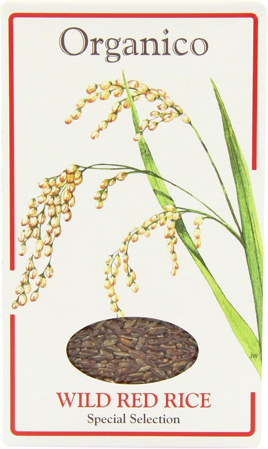 Organico Wild Wholegrain Red Organic Rice 500 g (Pack of 3)