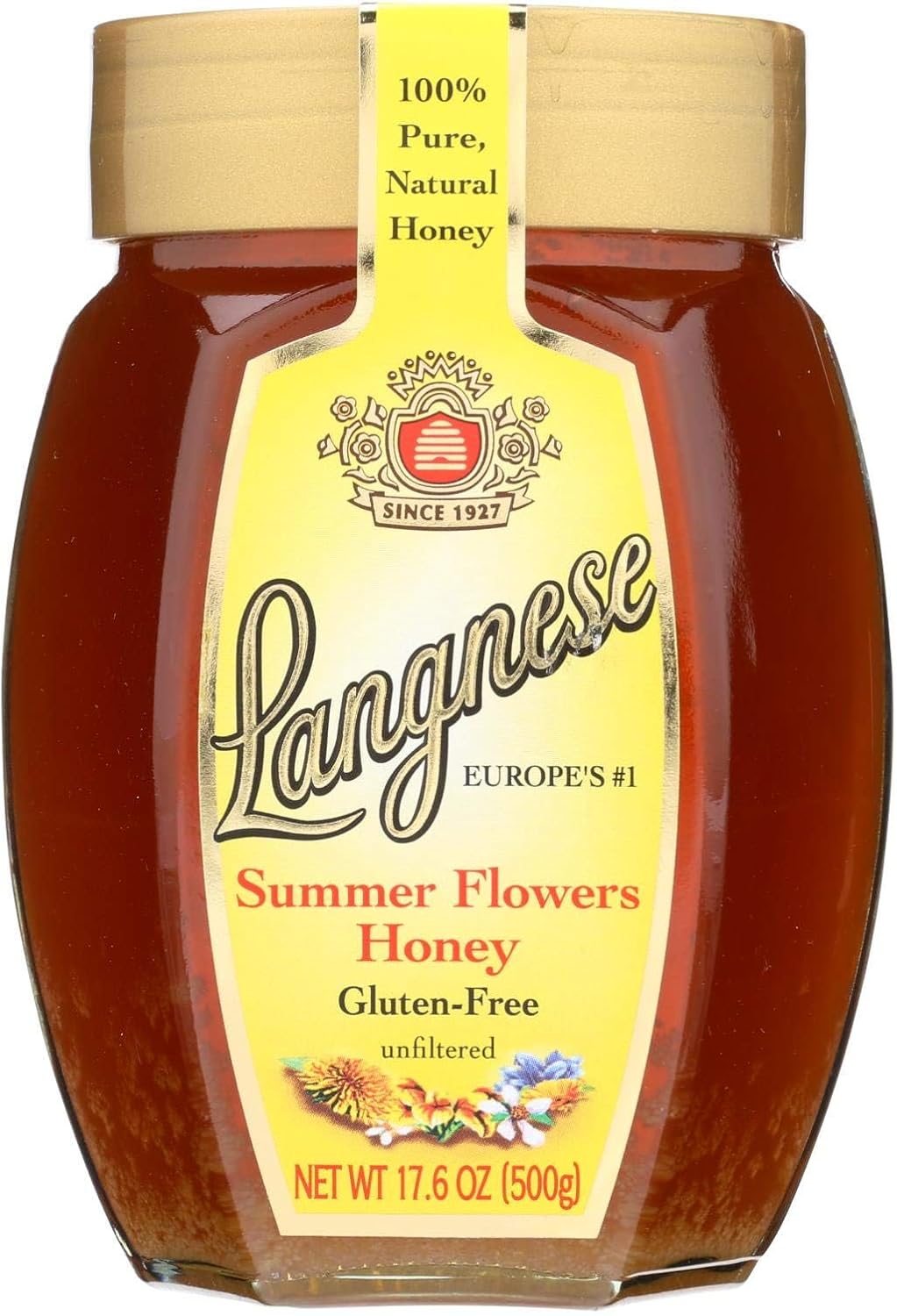 Langnese Summer Flowers Honey Jar, 17.6 Ounce (Pack of 1)