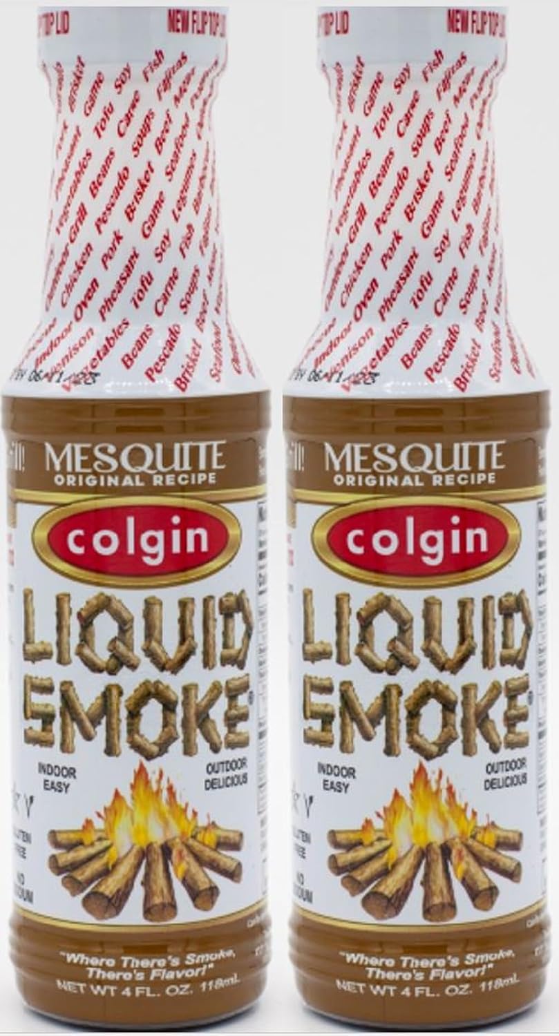 Colgin, All Natural Mesquite Liquid Smoke, 4oz Bottle (Pack of 2) by Colgin