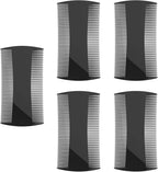5 Pack Double-Sided Pocket Comb for Hair, Beards & Mustaches | Fine & Coarse Teeth, Everyday Comb For Detangling Knots, Beard Care & Grooming