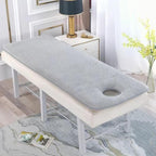 DAZULI Massage Spa Mattress Thicken Massage Bed Sheet Anti-Slip Breathable Mattress Topper Facial Massage Bed Cover with Holes for Beauty Salon(Size:70x180cm,Color:B)