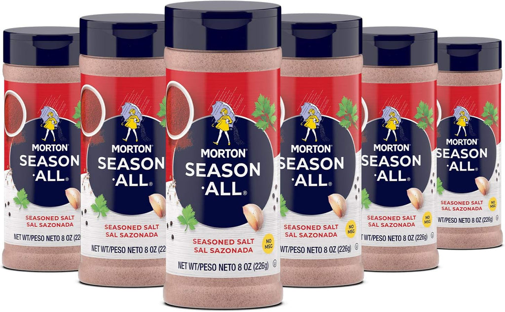 Morton Season-All Seasoned Salt, (8 oz), 6-Pack, Perfect for Cooking, Baking & Seasoning