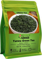 FullChea - Maojian - Chinese Yunwu Green Tea - Green Tea Loose Leaf - Mao Jian Tea - Refreshing Brisk - Improve Focus (8.8oz / 250g)