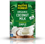 Native Forest Organic Coconut Milk Unsweetened - Coconut Milk Canned, Unsweetened Coconut Milk Organic, Simple - 13.5 Fl Oz (Pack of 6)