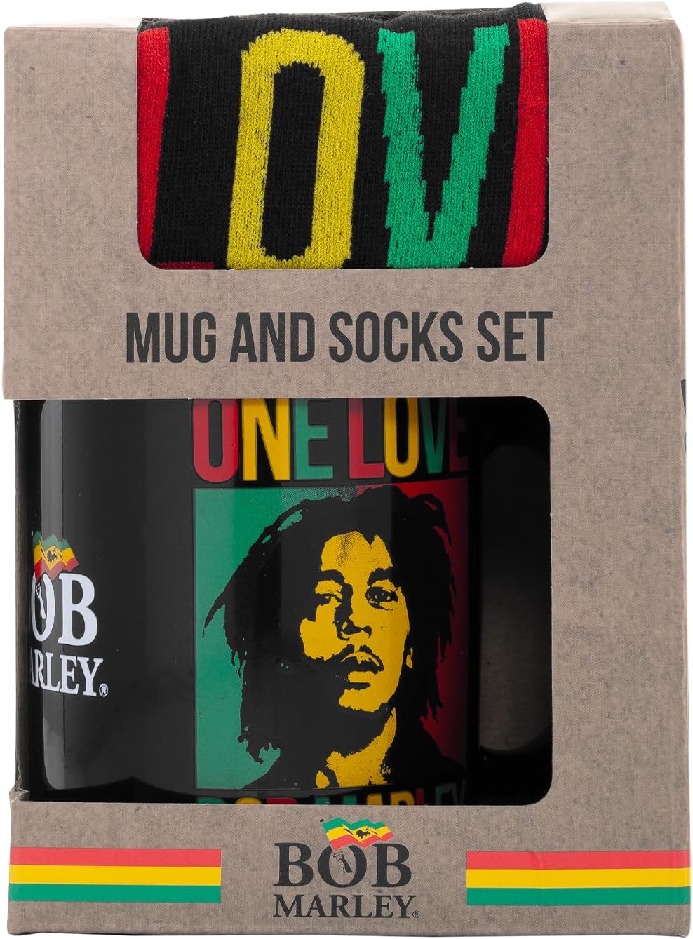 PYRAMID Bob Marley Mug And Socks Set