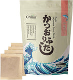 Grelim Dashi Stock Japan Dashi Soup 18 Packets, Natural Domestic Ingredients, Additive Free, MSG Free, Made in Japan Extremely Tasty 8g x 18 Pacs 5.04 Oz
