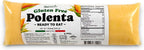 Food To Live Gluten-Free Polenta Ready To Eat, 17.6oz (500g) – Traditional Italian Pre-cooked Yellow Cornmeal, Alternative to Pasta or Rice, Vegan (Pack of 1)