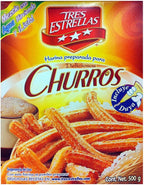 Tres Estrellas Churros Flour Mix 17.6 Oz (Pack of 2)