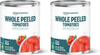 Amazon Grocery, Whole Peeled Tomatoes, 28 Oz, Pack of 2 (Previously Amazon Fresh, Packaging May Vary)