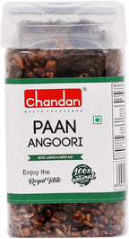 Chandan Mouth Freshener Paan Angoori Meetha Paan 100% Natural | 100 Grams | Contains Saunf, Betel Leaves, Glazed Fruits and Sweetened Rose Petal Paste