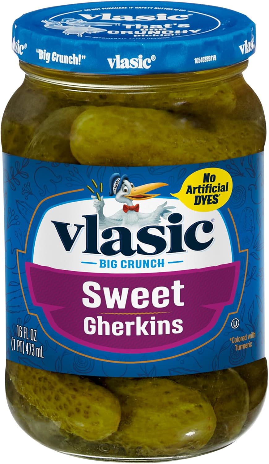 Vlasic Sweet Gherkin Pickles, 16 FL OZ