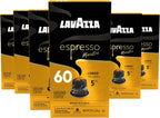 Lavazza Espresso Maestro Lungo Aluminum Capsules Compatible with Nespresso* Original Machines, Light Espresso Roast, 100% Arabica (60 Capsules)