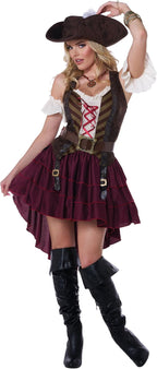 Sexy Swashbuckler Captain Costume X-Small Multi