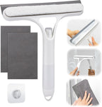 XANGNIER Window Cleaner Tool Kit,2026 3 in 1 Window Cleaning Scraper with Spray,Thickened Magic Cleaning Cloth,Window Scrubber Cleaning Squeegee for Glass,Mirror,Shower Doors,Car Windshields(White)