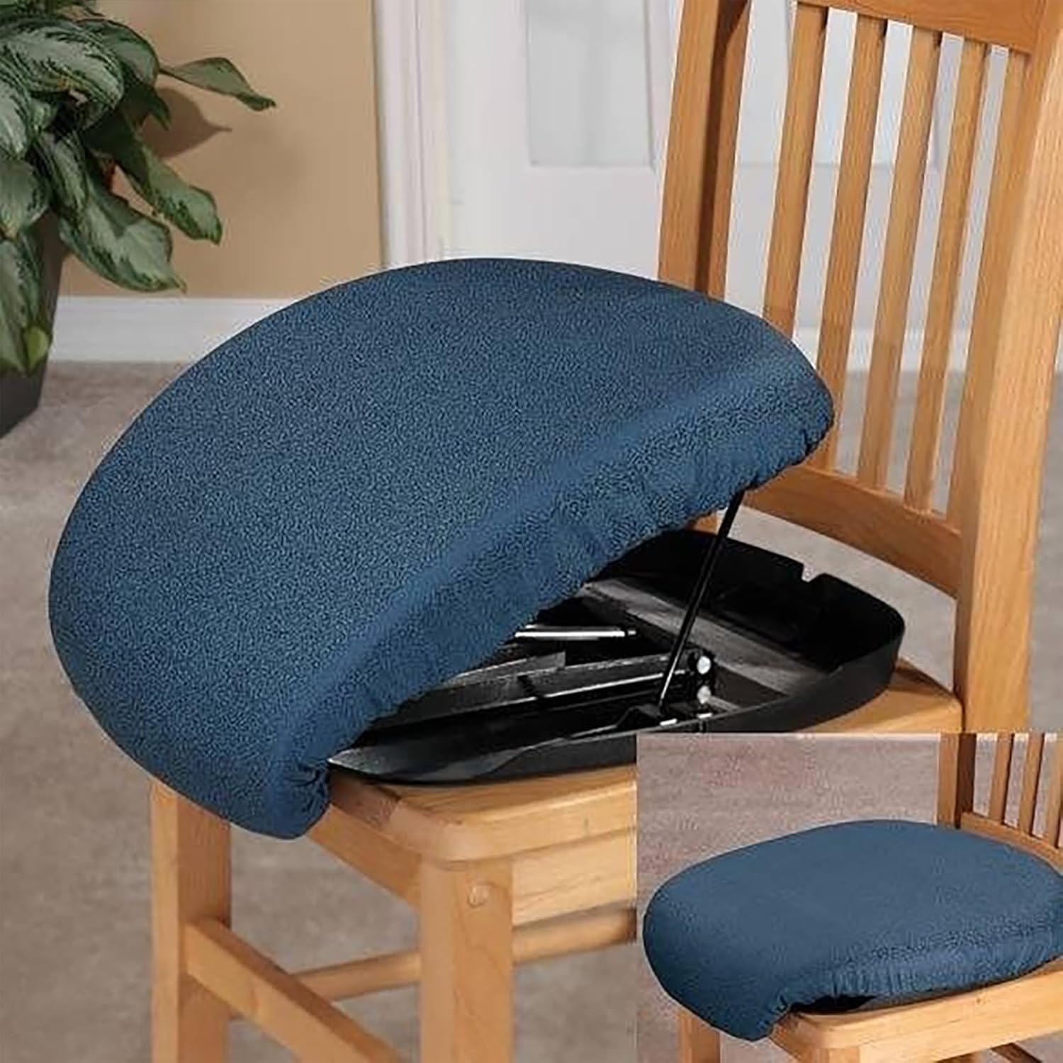Upeasy Seat Assist Cushion, Portable Lift Cushion with Memory Foam, Chair Lift and Sofa Stand Assist, 70% Lift Assistance up to 340 lbs, for Seniors, Disabled & Joint Pain Relief