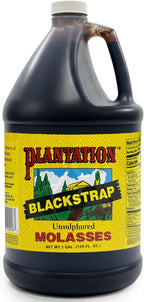 Plantation Blackstrap Molasses 1 Gallon (128 oz) – Unsulphured Blackstrap Molasses, Bulk Natural Sweetener for Baking, BBQ, Baked Beans, Gingerbread & Commercial Use