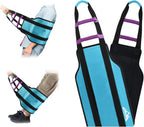supregear Transfer Sling, 35" Lift Assist Gait Belt for Seniors and Disabled, Standing and Lifting Sling Mobility Aid, Safety Transfer Belt for Home Care Bed Wheelchair, Aqua