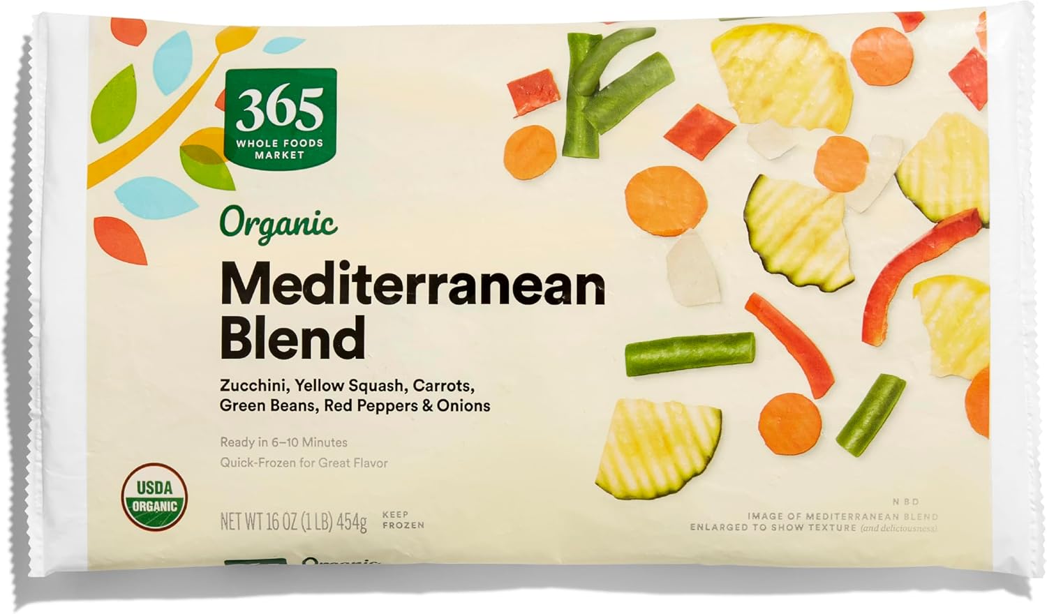 365 by Whole Foods Market, Organic Mediterranean Blend, 16 oz, (Frozen)