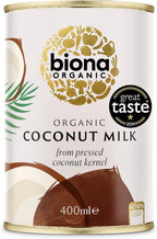 Biona Organic Coconut Milk (400ml) - Pack of 6