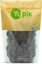 Yupik Organic Dark Chocolate Wafers, 70% Cacao, 2.2 lb (35.2 oz), Vegan, Gluten-Free, GMO-Free, Kosher, Dairy-Free, Rich Dark Chocolate, Melts Smoothly, Ideal for Snacking, Baking, Coating & Topping