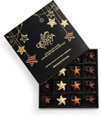 Godiva Holiday Stars Collection Gift Box, Festive Star-Shaped Chocolates with Ganache, Caramel & Raspberry Filling, Limited Edition Holiday Assortment, 16 Pc