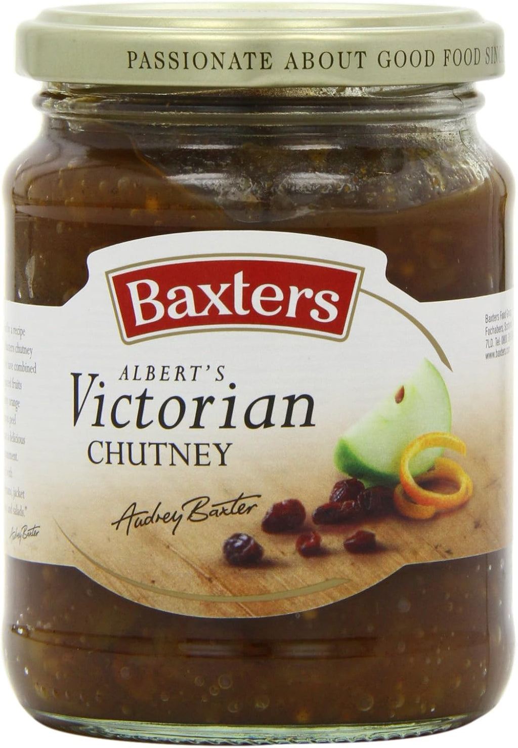 Baxters Traditional Albert's Victorian Chutney 312 g (Pack of 6)