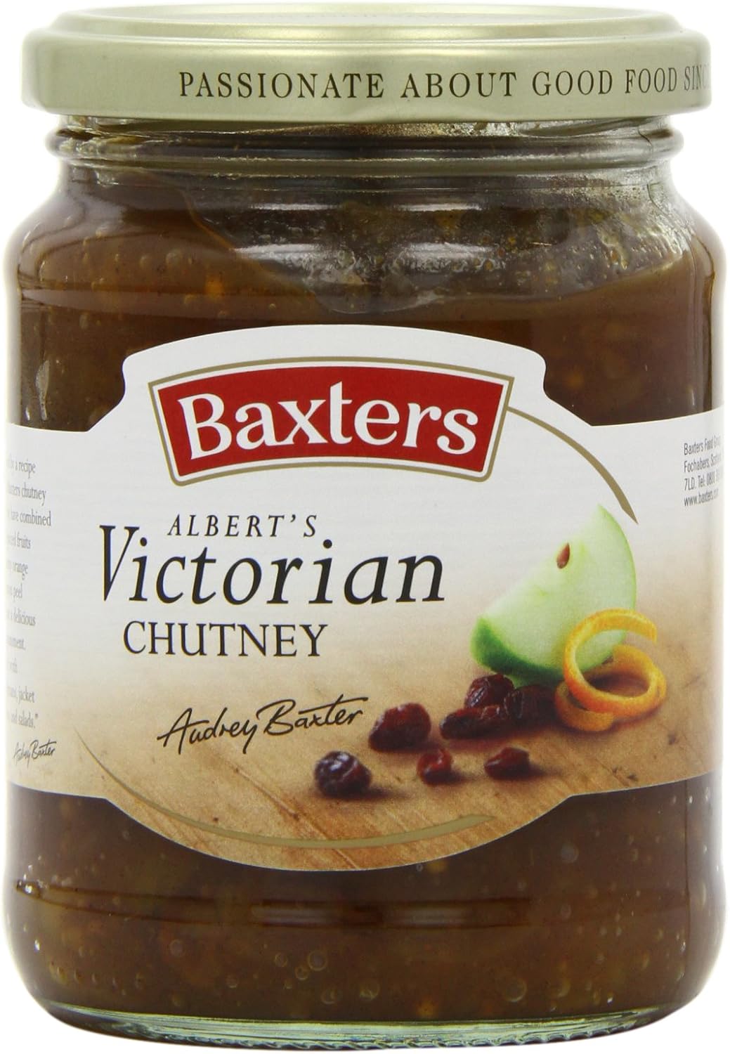 Baxters Traditional Albert's Victorian Chutney 312 g (Pack of 6)