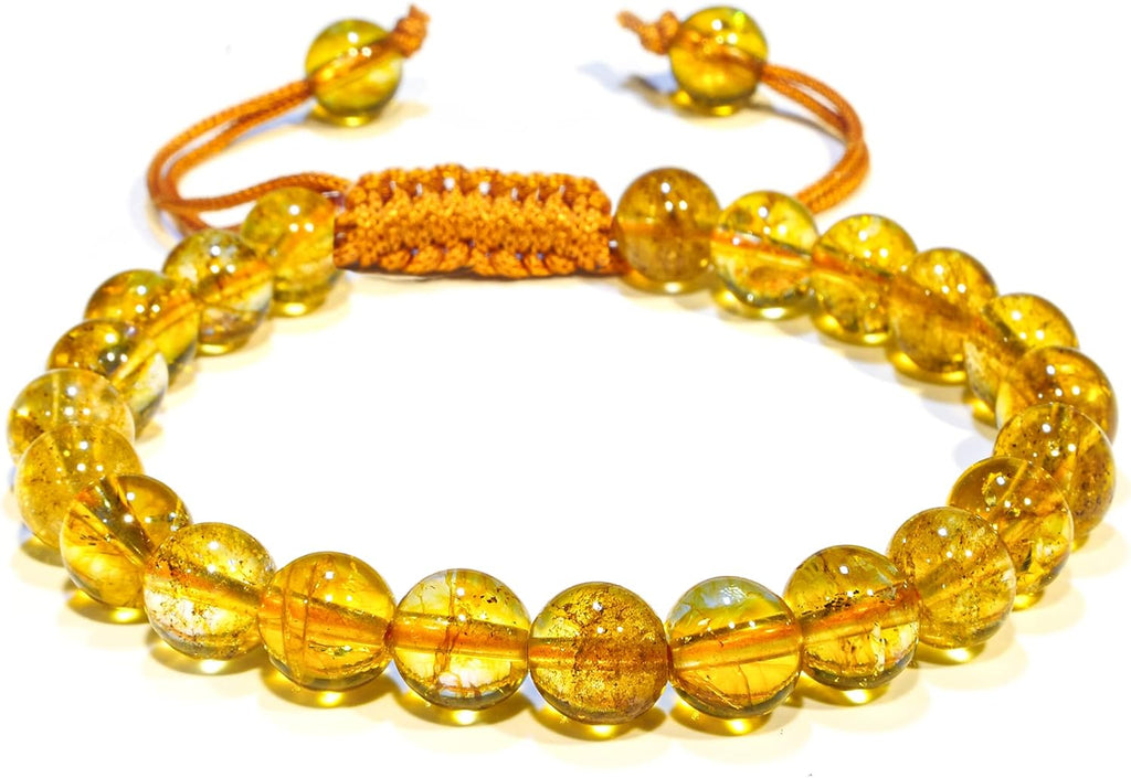 ANAYA AGATE Energy Protection Crystal Handmade Adjustable Bead Bracelet Perfect for Men, Women’s Christmas Gift - Gemstone Healing Stretch Bracelet Pulsera Para Hombre Mujer Stocking Stuffer
