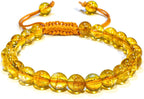 ANAYA AGATE Energy Protection Crystal Handmade Adjustable Bead Bracelet Perfect for Men, Women’s Christmas Gift - Gemstone Healing Stretch Bracelet Pulsera Para Hombre Mujer Stocking Stuffer
